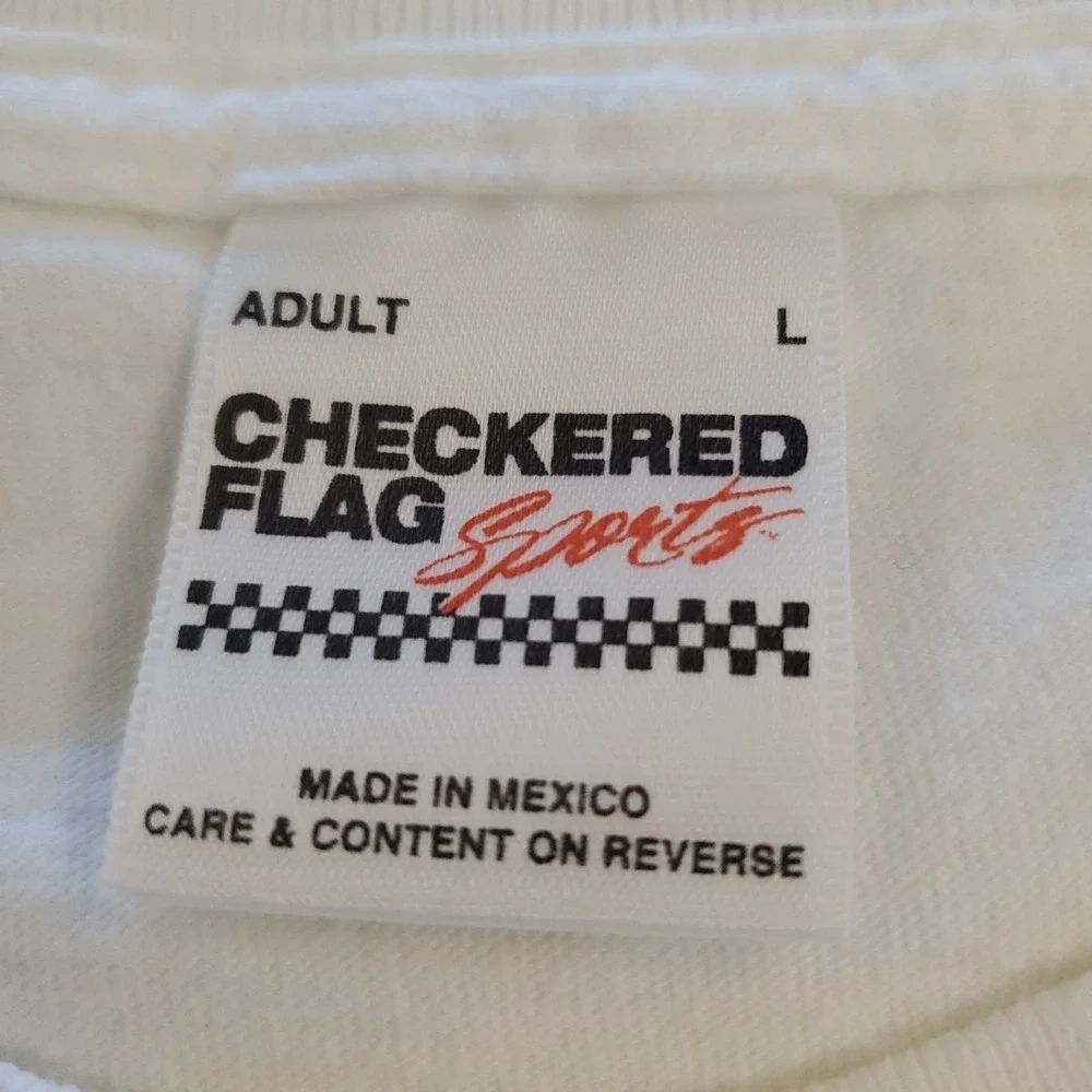 NASCAR Checkered Flag Sports Born in the USA Bruce Springteen‎ T Shirt Large Y2K